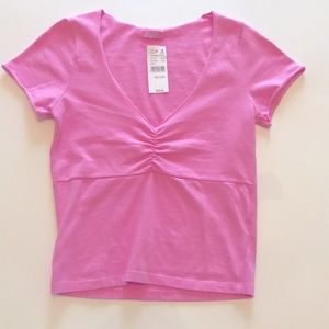 Brandy Melville Pink Gina Top